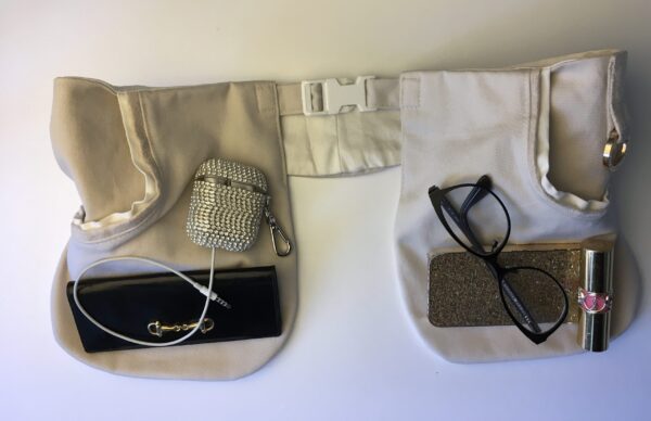 Läcker Beige Pockelino bältesväska - Bild 7
