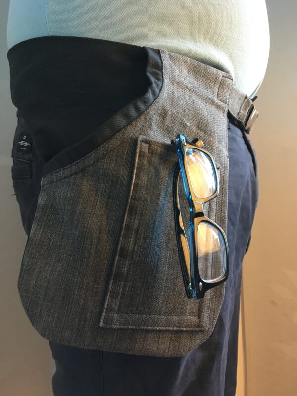Grå sliten Jeans-Pockelino - Bild 2
