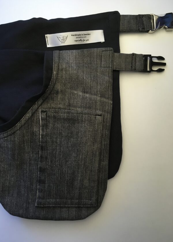 Grå sliten Jeans-Pockelino - Bild 3