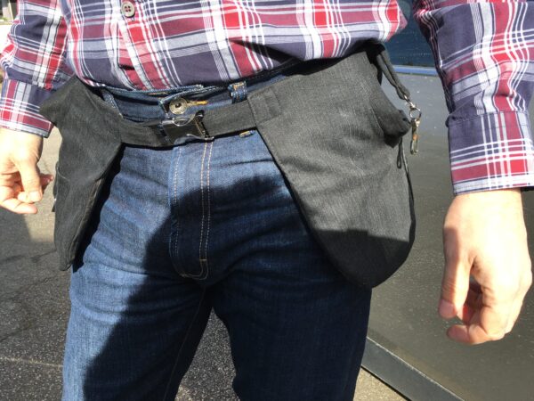 Svart Jeans-Pockelino bältesväska - Bild 7