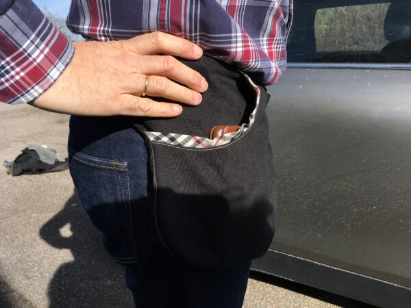 Svart jeans-Pockelino bältesväska - Bild 7