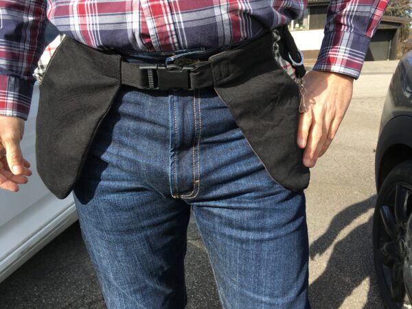 Svart jeans-Pockelino bältesväska - Bild 5